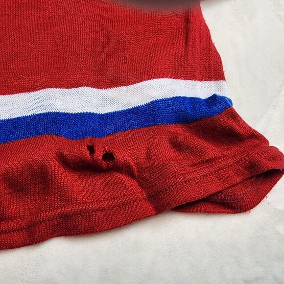 Vintage 70s Cooper Montreal Canadiens NHL Hockey Hockey Shirt Mens XS - Picture 9 of 9